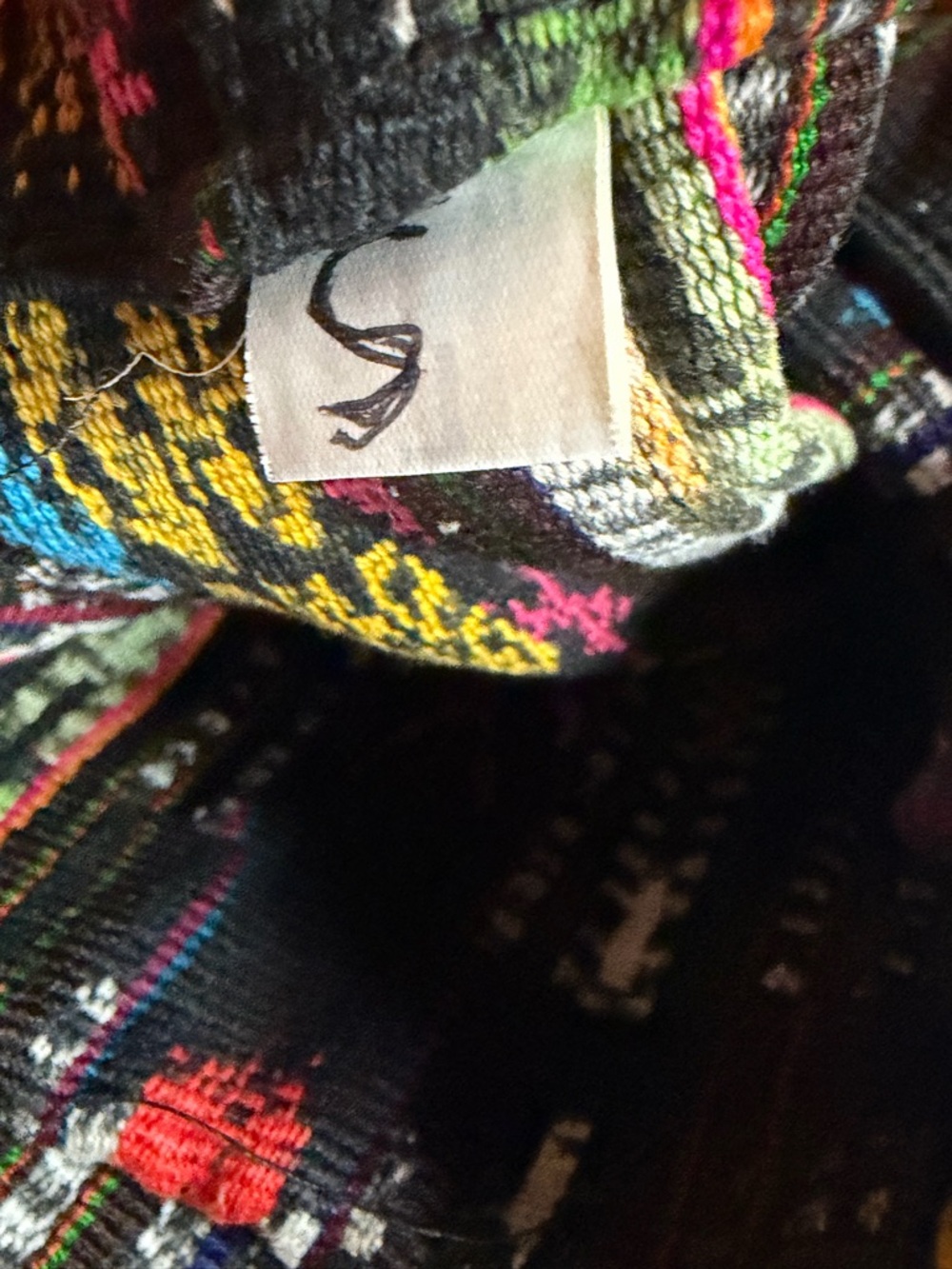 Colorful Patterned drawstring waist pants size S … - image 6